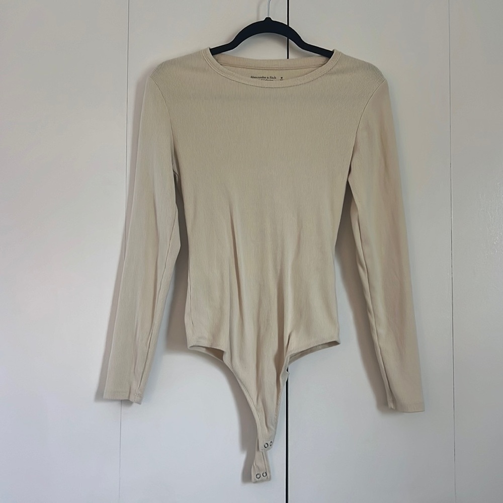 Ribbed Abercrombie Long Sleeve Soft Collection
